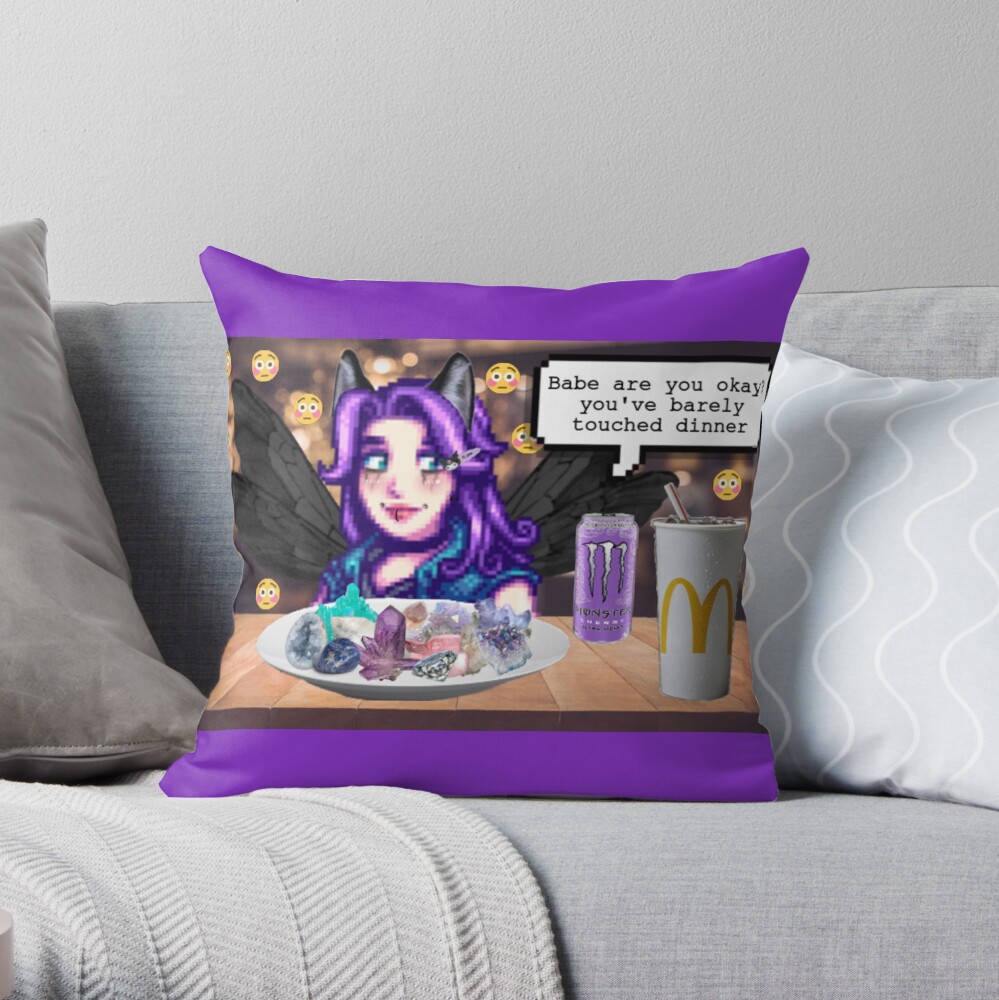 stardew valley blue chicken pillow plush
