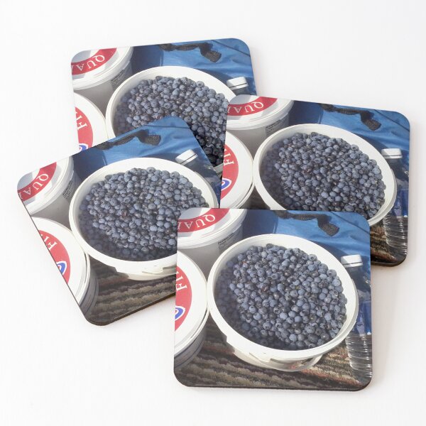 Item preview, Bucket of Picked Blueberries designed and sold by dreamlifemojo.