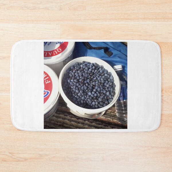 Item preview, Bucket of Picked Blueberries designed and sold by dreamlifemojo.