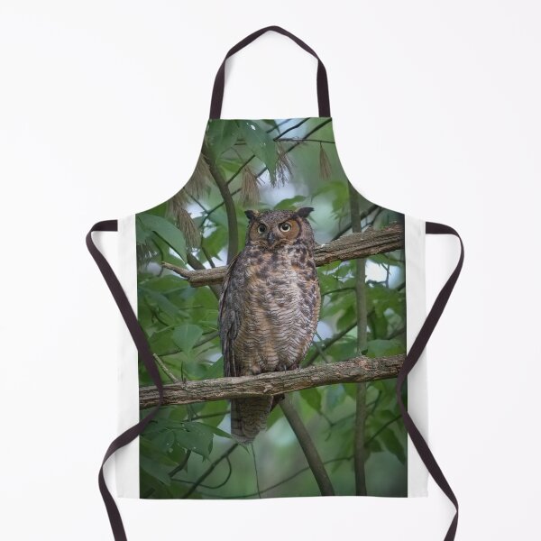Item preview, A Great Horned Owl Scanning Her Territory designed and sold by Kevin Komiega.
