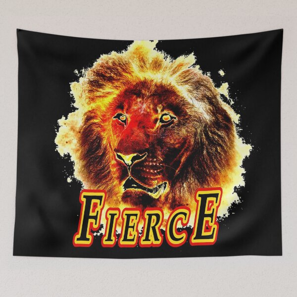 Item preview, Fierce Lion - Leo - Powerful  designed and sold by ittybittyowl.