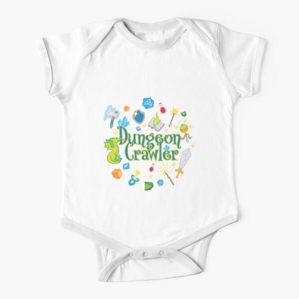 Dungeon Crawler Short Sleeve Baby One-Piece