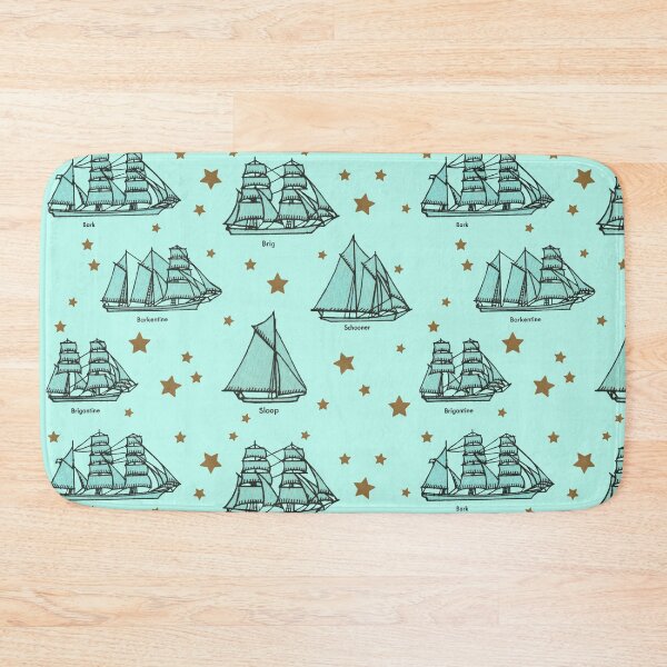 Item preview, Sailing by the Stars - Blue Nautical Pattern designed and sold by elevens.