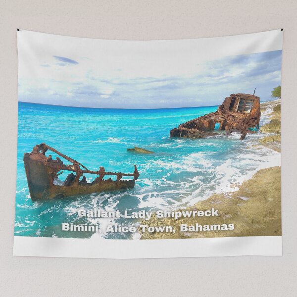 Item preview, Gallant Lady Shipwreck, Bimini Bahamas designed and sold by thomashutchings.