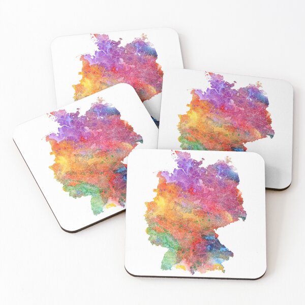 Item preview, Germany Map Watercolor by Zouzounio Art designed and sold by zouzounioart.