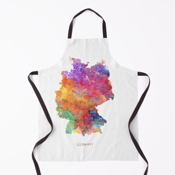 Item preview, Germany Map Watercolor by Zouzounio Art designed and sold by zouzounioart.