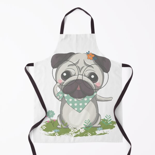 Item preview, Sweet Little Pug with Glasses designed and sold by Kids-Playground.