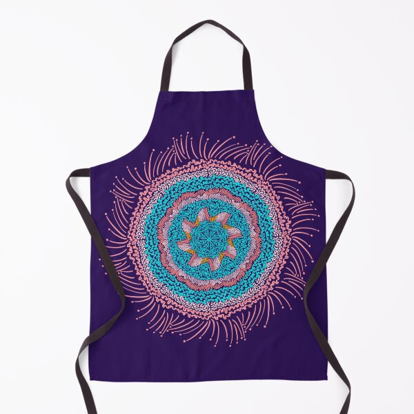 Andromeda Abstract - Primary Purple Palette Apron