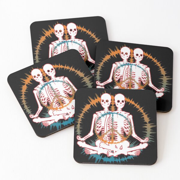 Item preview, Yoga Skeleton Waveform Meditation designed and sold by DebiPhillips.