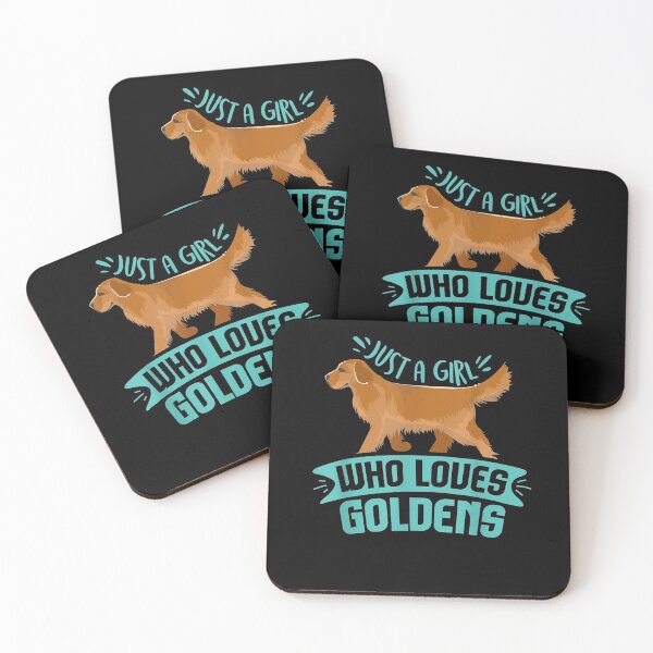 Item preview, Just A Girl Who Loves Golden Retrievers  designed and sold by beatabea.
