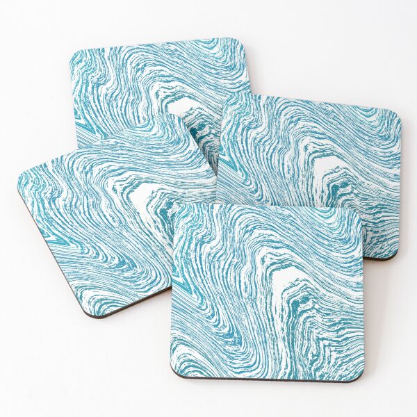 Item preview, Geode Blues Swirling Agate Pattern designed and sold by Punderstandable.