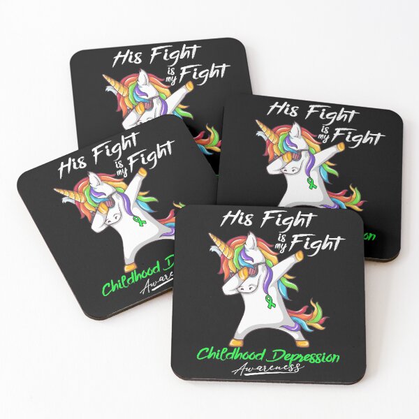 Item preview, Unicorn His Fight Is My Fight Childhood Depression Awareness designed and sold by rechardtee.