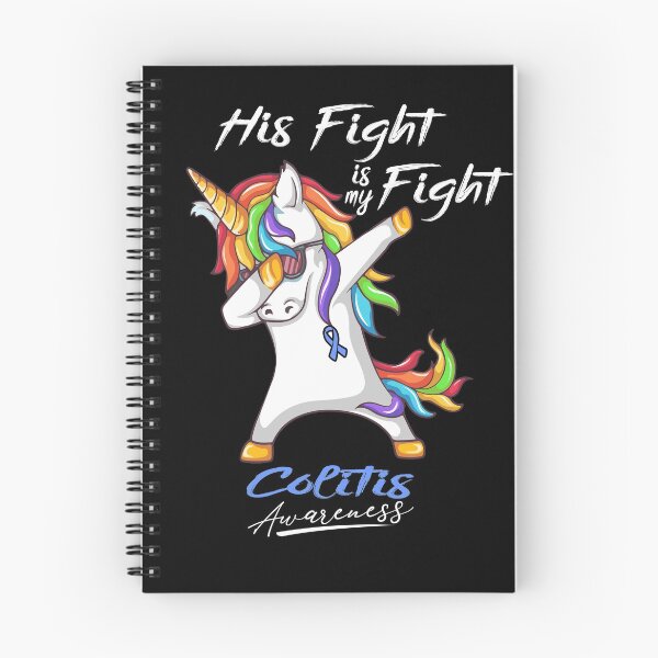 Item preview, Unicorn His Fight Is My Fight Colitis Awareness designed and sold by rechardtee.