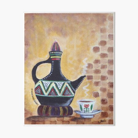 Ethiopian Clay Jebena - Coffee Pot - Medium - 12 oz