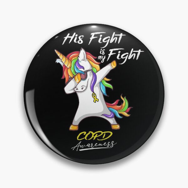 Item preview, Unicorn His Fight Is My Fight COPD Awareness designed and sold by rechardtee.