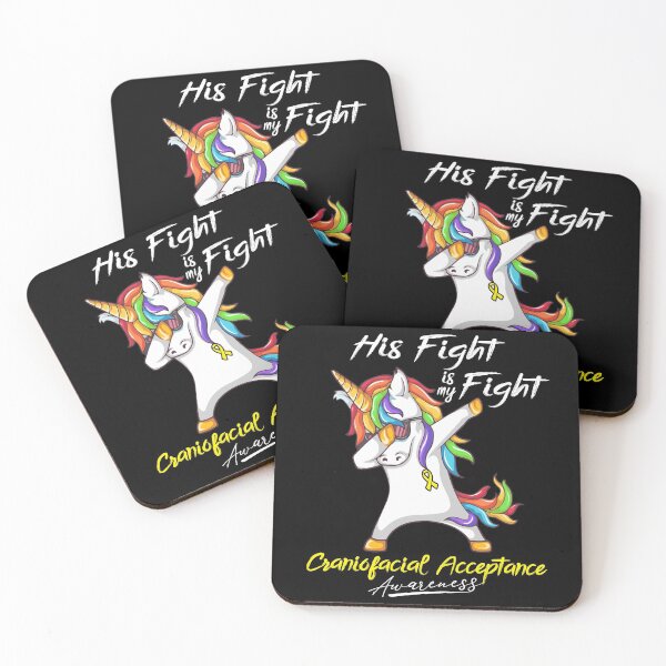Item preview, Unicorn His Fight Is My Fight Craniofacial Acceptance Awareness designed and sold by rechardtee.