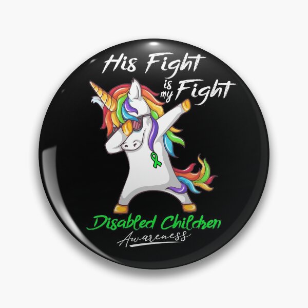 Item preview, Unicorn His Fight Is My Fight Disabled Children Awareness designed and sold by rechardtee.