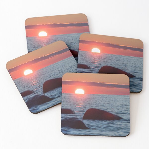 Item preview, A Lake Superior Sunset on a Rocky Beach designed and sold by Sam Wagner.