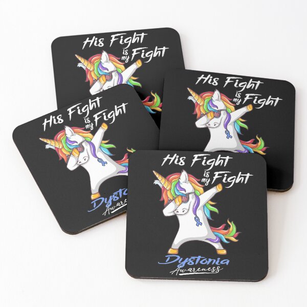 Item preview, Unicorn His Fight Is My Fight Dystonia Awareness designed and sold by rechardtee.