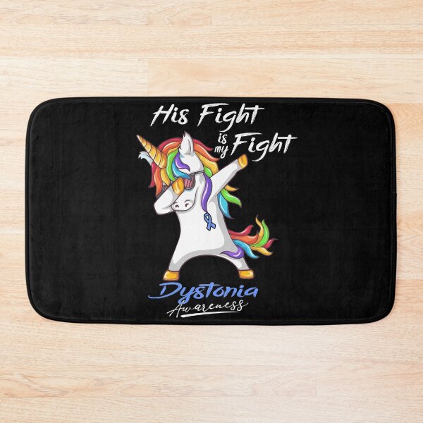 Item preview, Unicorn His Fight Is My Fight Dystonia Awareness designed and sold by rechardtee.