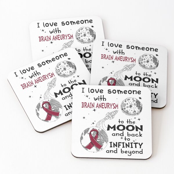 Item preview, I Love Someone With Brain Aneurysm To The Moon And Back designed and sold by heppenp.
