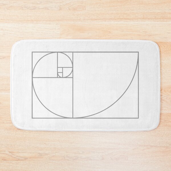 Item preview, Fibonacci Spiral (Light Grey) designed and sold by GalacticEmpire.