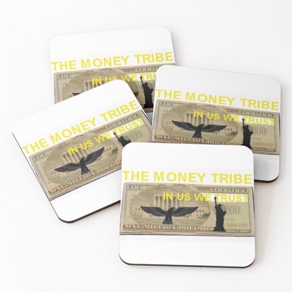 Item preview, THE MONEY TRIBE-IN US WE TRUST-YELLOW LETTERS designed and sold by giantstep.