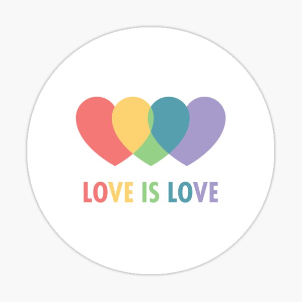Love Is Love (Vintage) Sticker
