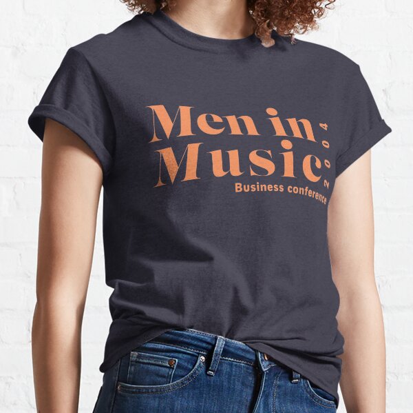 hombres en conferencia de negocios de la música Camiseta clásica