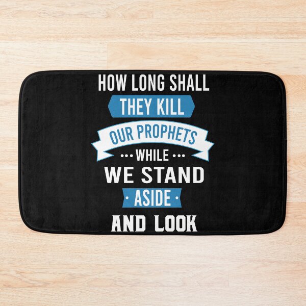 Item preview, How long shall they kill our prophets While we stand aside and look - Bob Marley Quote designed and sold by shy8.