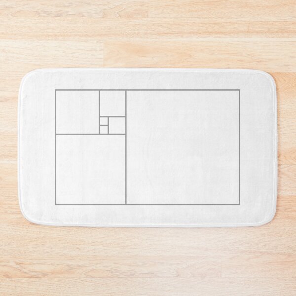 Item preview, Fibonacci Rectangle (Light Grey) designed and sold by GalacticEmpire.