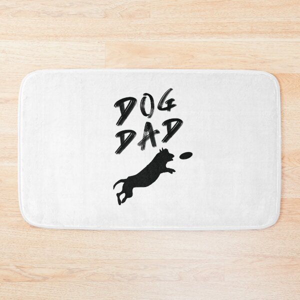 Item preview, Dog Dad - Dog Chasing Frisbee - White designed and sold by BusyMonkeys.