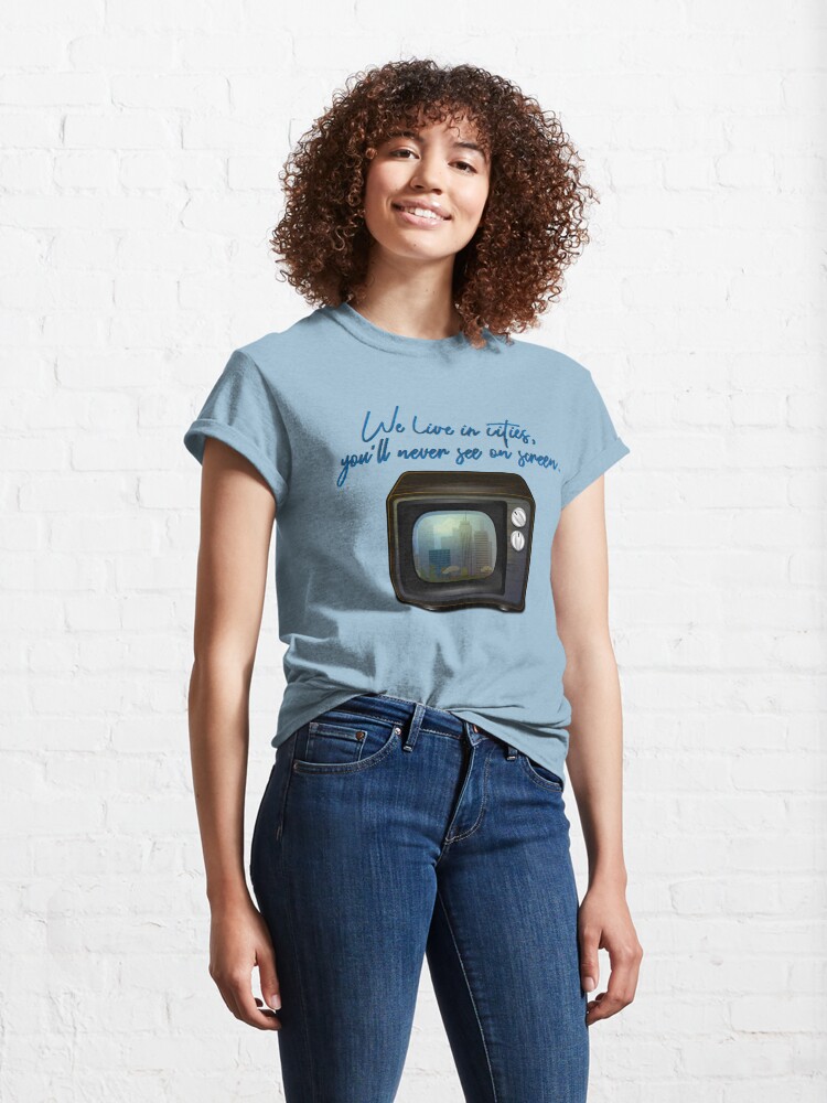 Alternate view of We Live In Cities - Lorde Design Classic T-Shirt