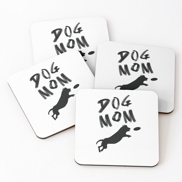 Item preview, Dog Mom - Dog Chasing Frisbee - White designed and sold by BusyMonkeys.