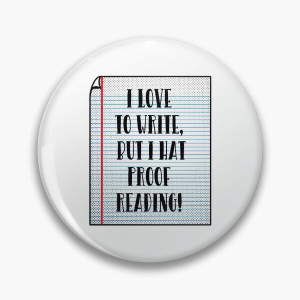 Item preview, Proof reading designed and sold by piedaydesigns.
