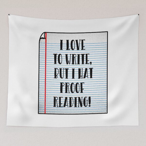 Item preview, Proof reading designed and sold by piedaydesigns.