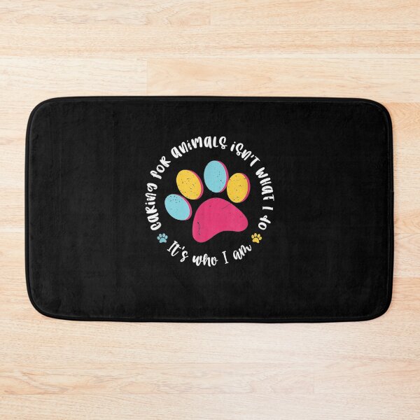 Item preview, Caring For Animals Isn't What I Do It's Who I Am Cute Paw  designed and sold by beatabea.