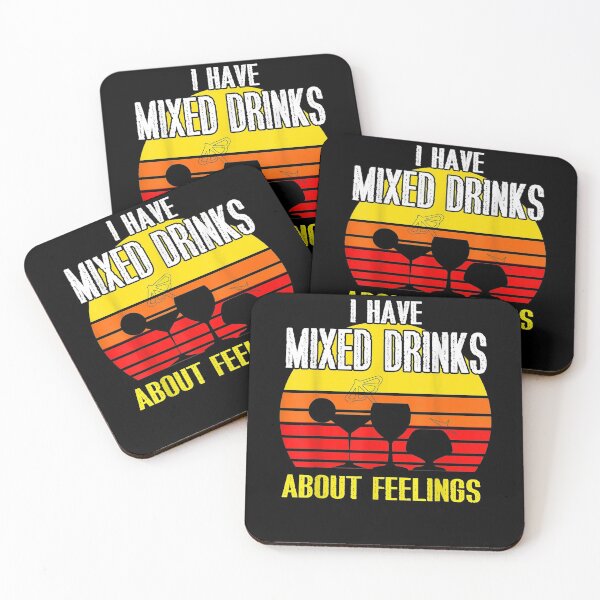 Item preview, Cocktail Men Funny I Have Mixed Drinks About Feelings  designed and sold by beatabea.