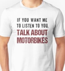 Rude Motorbike Shirt Unisex T-Shirt