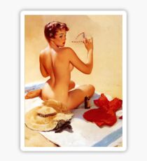 Gil Elvgren Appreciation T-Shirt no. 03 Sticker