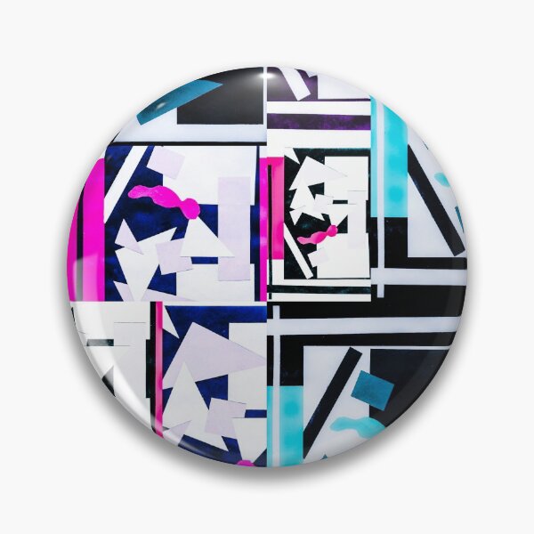 Item preview, Geometric Shapes Collage Art designed and sold by Designs By YL.