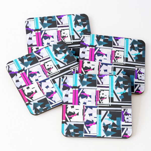 Item preview, Geometric Shapes Collage Art designed and sold by Designs By YL.