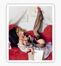 Gil Elvgren Appreciation T-Shirt no. 05 Sticker