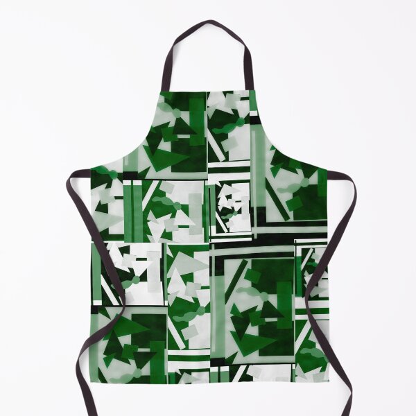 Artikelvorschau, Geometrische Formen Collage Art-Green Camo entworfen und verkauft von Designs By YL.