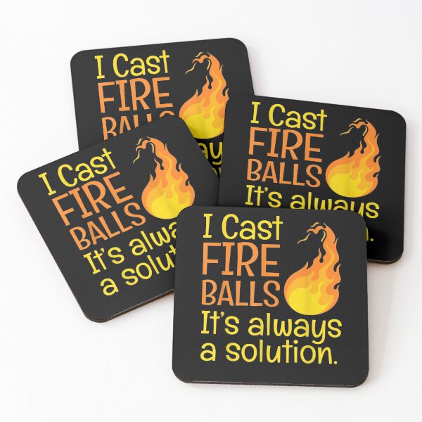 Item preview, Funny Fireballs Always A Solution Fireball Lovers  designed and sold by beatabea.