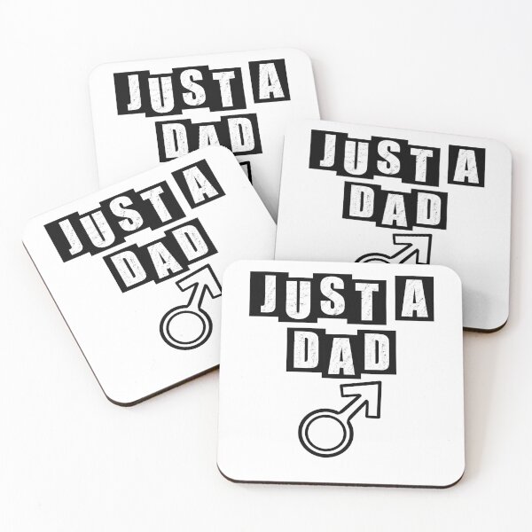 Item preview, Just a Dad - White designed and sold by BusyMonkeys.