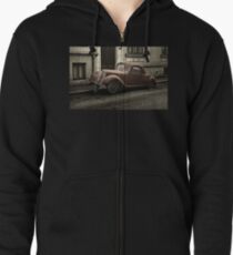 Car: A Portrait Zipped Hoodie