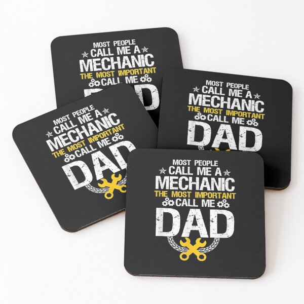 Item preview, Mens Most People Call Me A Mechanic Dad Daddy Fathers Day Present  designed and sold by beatabea.
