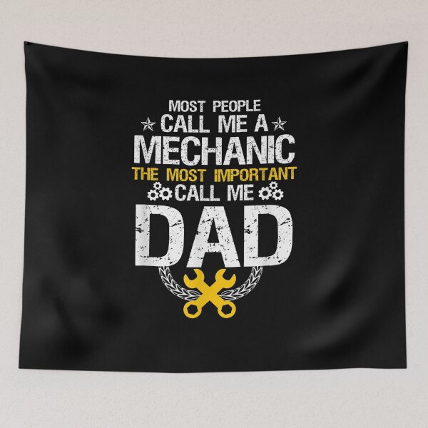 Item preview, Mens Most People Call Me A Mechanic Dad Daddy Fathers Day Present  designed and sold by beatabea.