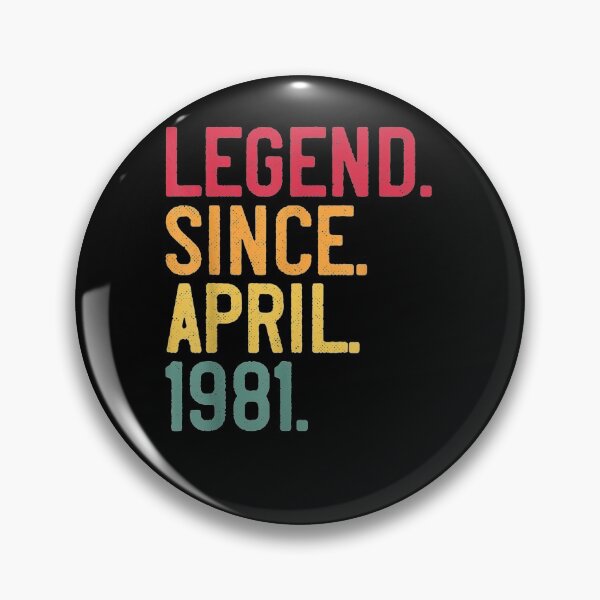 Item preview, Legend Since April 1981 40th Birthday Gift 40 Years Old  designed and sold by beatabea.